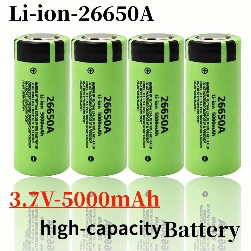 New Gadgets Electronic - Batería de Litio 26650A 2026, 3.7V