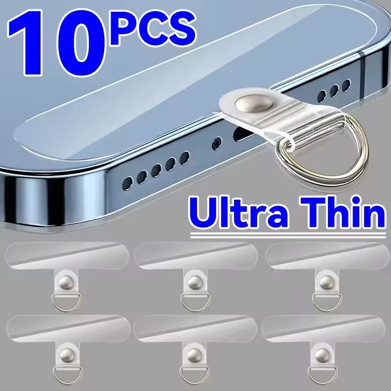 Mobile Electronics Gadgets - Clips universales transparentes desmontables para cordón