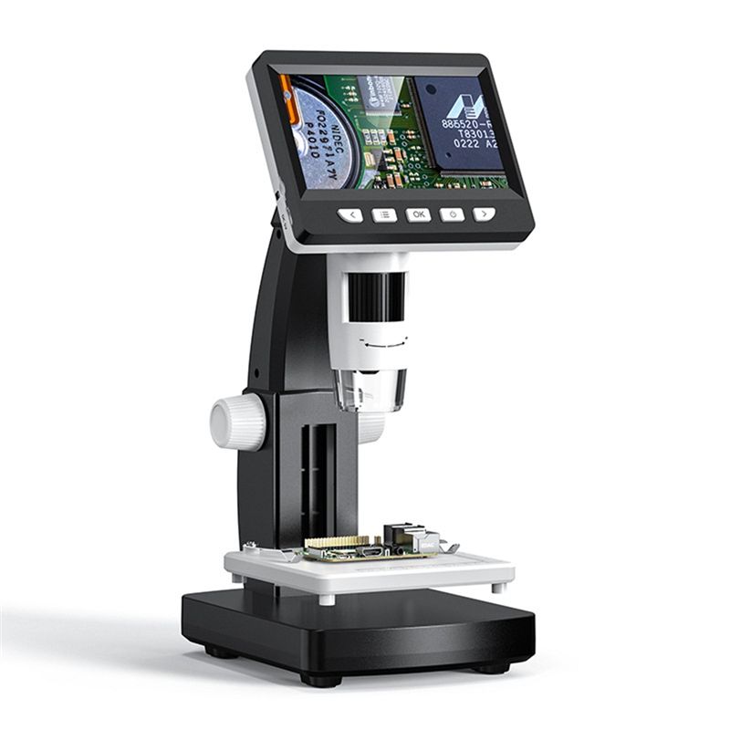 Usb Microscope Digital - Microscopio Digital A53Q de 4.3 Pulgadas,