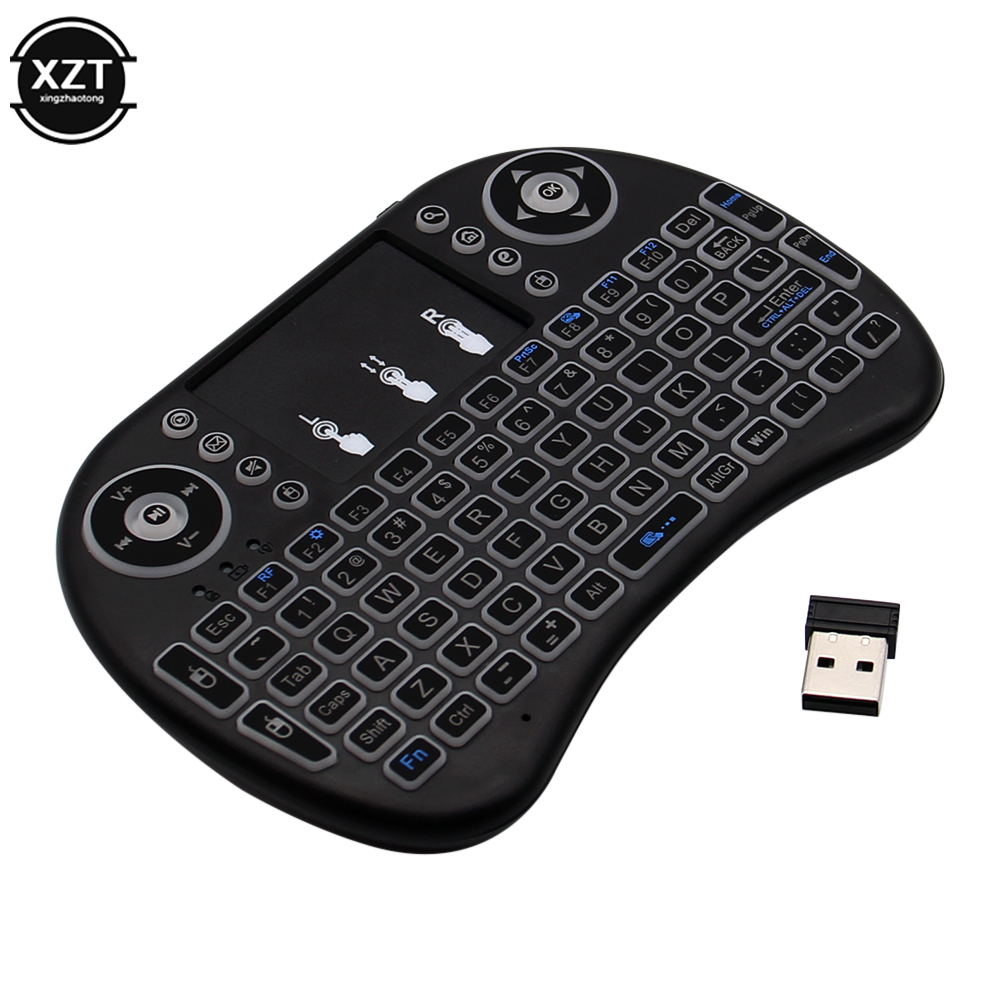 Wireless Keyboard Mini - Miniteclado inalámbrico retroiluminado para Android TV