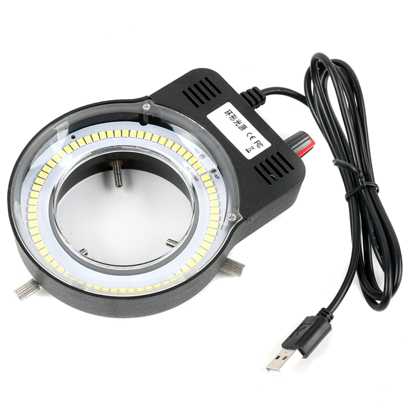 Usb Microscope Digital - Lámpara de anillo LED USB ajustable