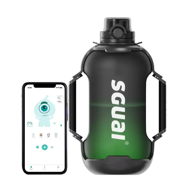 Smart Water Bottle Tracker - 【CHIMU HOME】Botella de agua inteligente Tritan