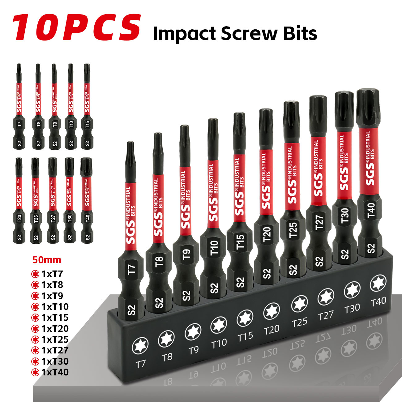 Electronics Repair Gadgets - Juego de 10 puntas magnéticas en