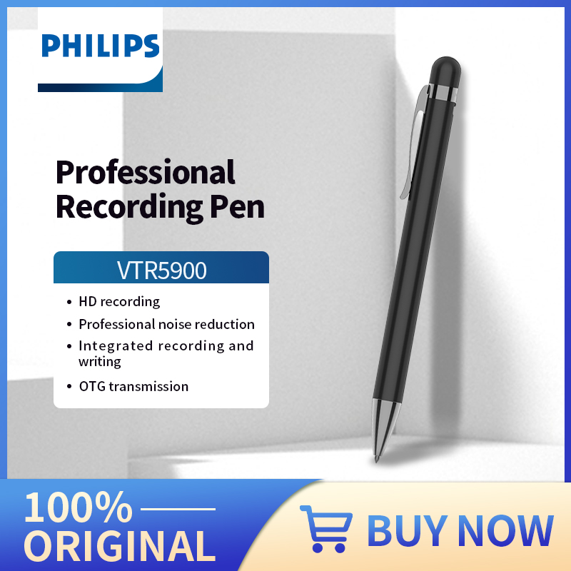 Voice Recorder Pen - PHILIPS Pluma de grabación profesional Grabadora