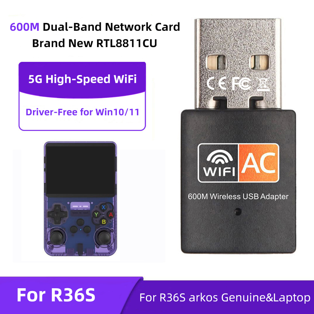 Mini Pc Windows - Adaptador WiFi USB para R36S, Tarjeta