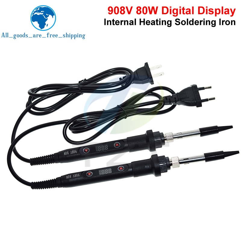 Electronics Repair Gadgets - Soldador eléctrico de 80W, temperatura ajustable,