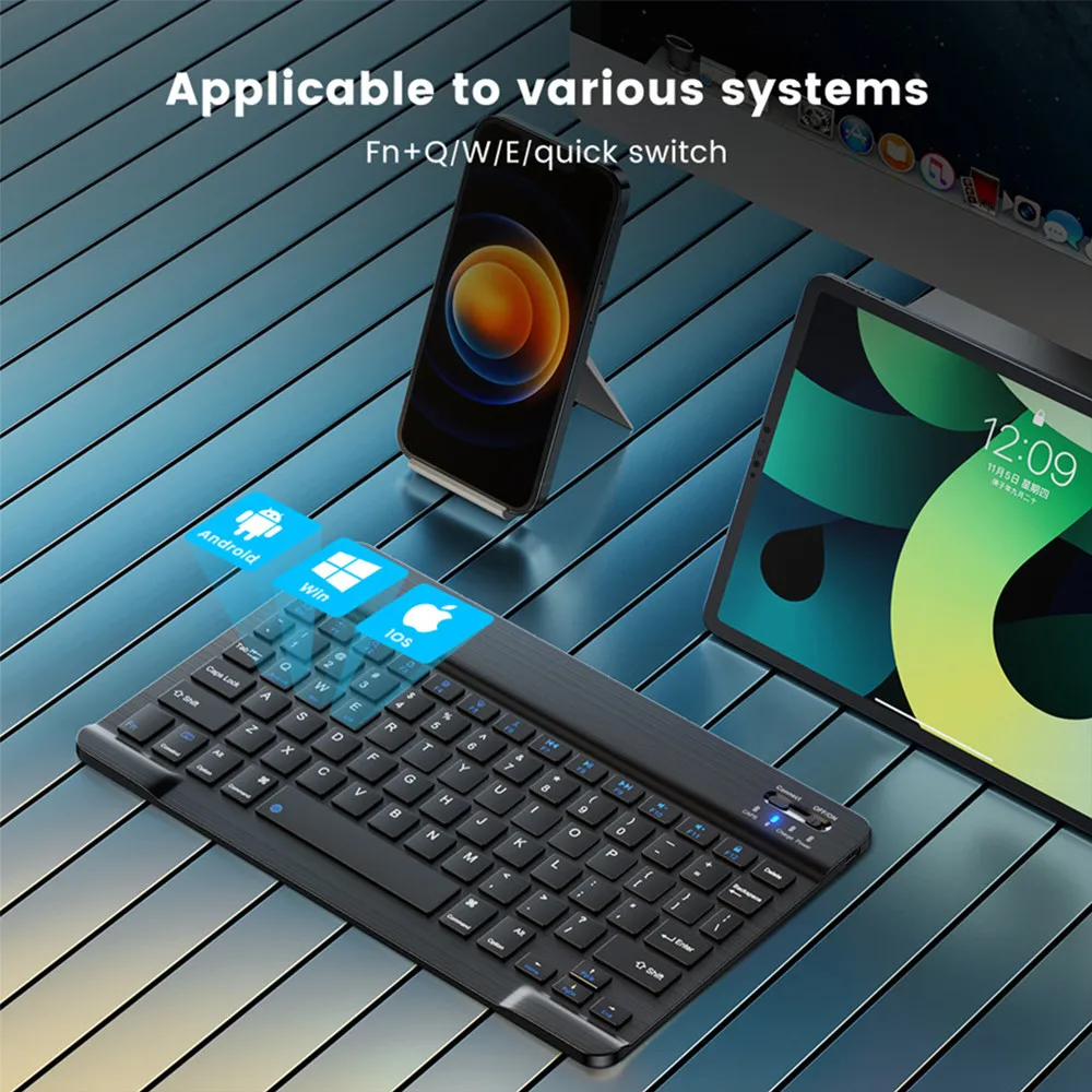 Nuevo teclado inalámbrico Blue - Wireless Keyboard Mini reseña y precio