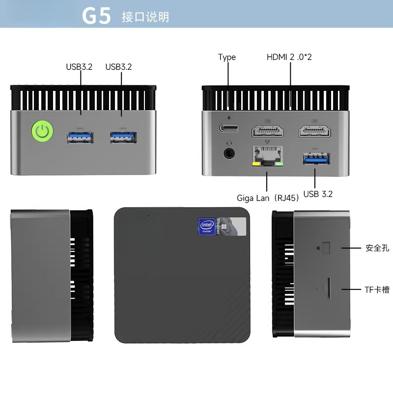 Mini PC G5 Alder Lake N97 con  - Mini Pc Windows reseña y precio
