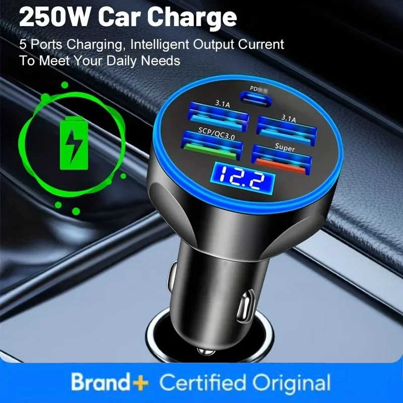 Cargador de coche de carga súp - Election Electronics & Gadgets Store Woocommerce Theme reseña y precio