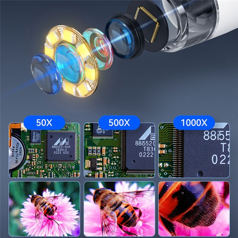 Microscopio Digital A53Q de 4. - Usb Microscope Digital reseña y precio