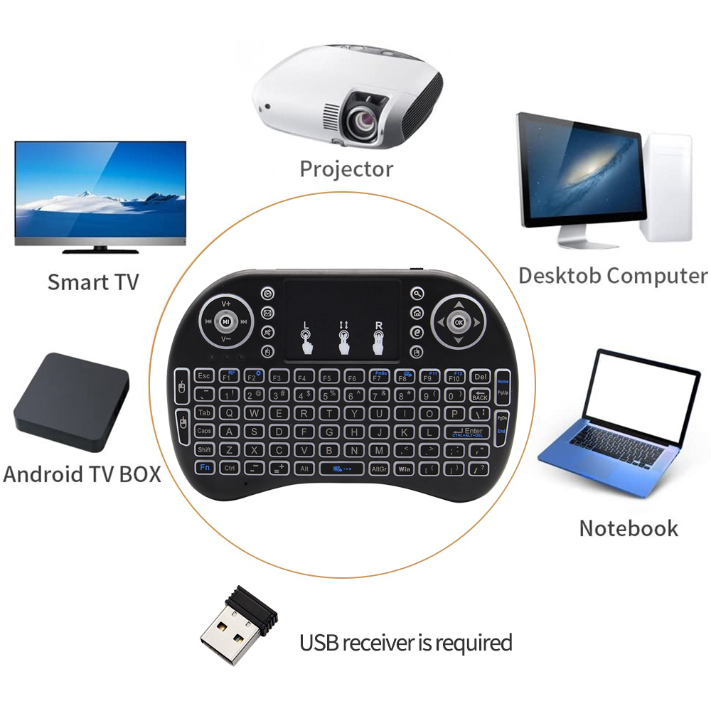 Miniteclado inalámbrico retroi - Wireless Keyboard Mini reseña y precio