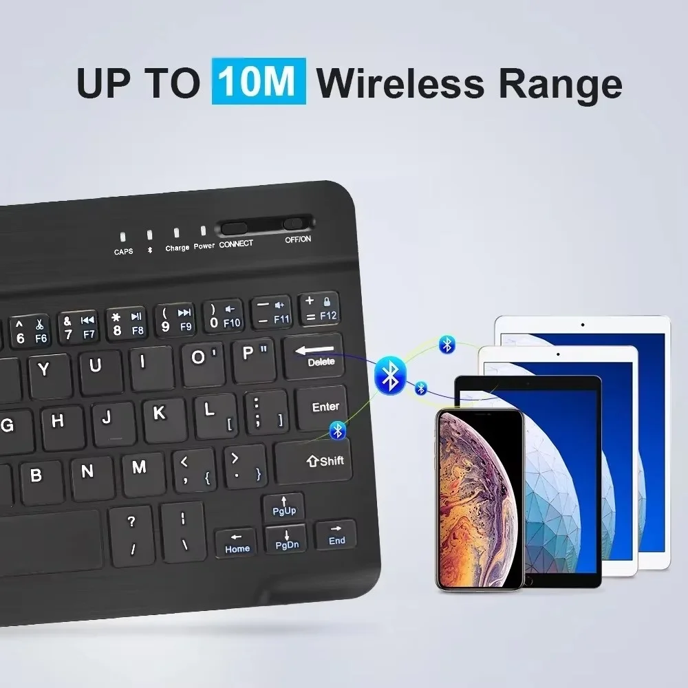 Teclado Bluetooth para iPad de - Wireless Keyboard Mini reseña y precio