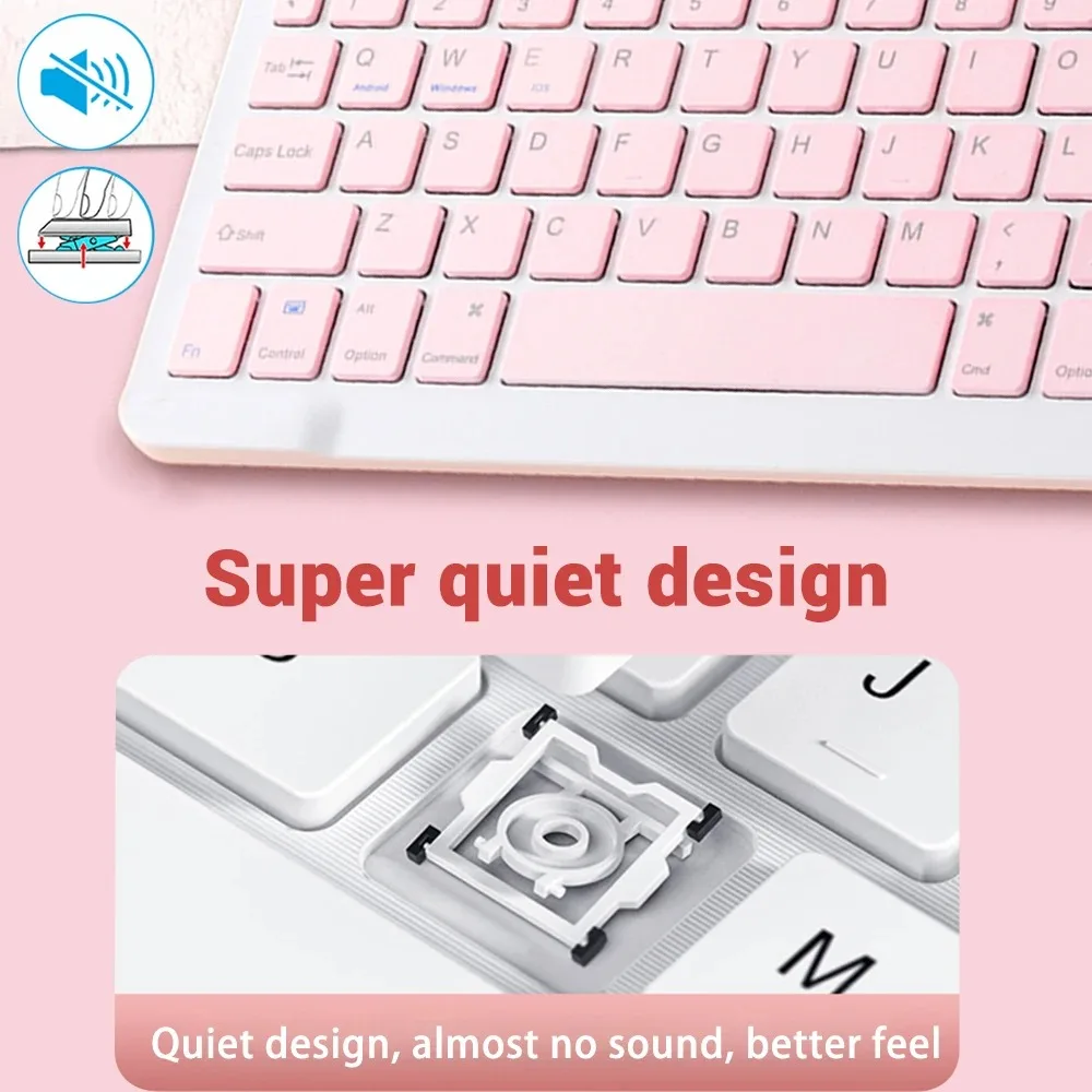 Teclado Bluetooth Hebreo de 10 - Wireless Keyboard Mini reseña y precio