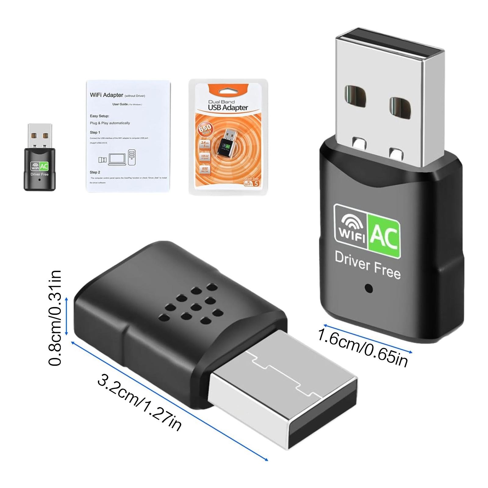 Adaptador WiFi USB AC600, mini - Mini Pc Windows reseña y precio
